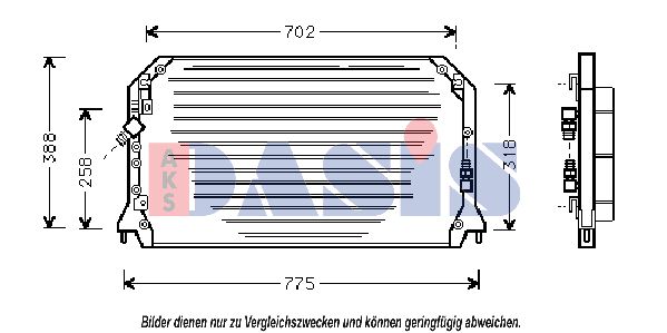 AKS DASIS Lauhdutin, ilmastointilaite 212013N